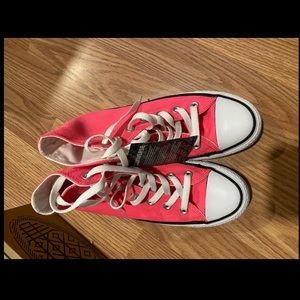 Converse sneakers women size 6.5 brand new pink/white